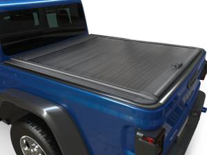 Roll Bars & Truck Bed Accessories - Tonneau Covers - Vanguard Off-Road - Vanguard Off-Road Black Retractable Tonneau Cover VGRC-002