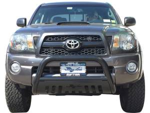 Vanguard Black Powdercoat Bull Bar 4.5in Round LED Kit | Compatible with 07-14 Cadillac Escalade / 07-14 Chevrolet Tahoe