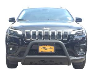 Vanguard Black Powdercoat Bull Bar 4.5in Cube LED Kit | Compatible with 14-24 Jeep Cherokee