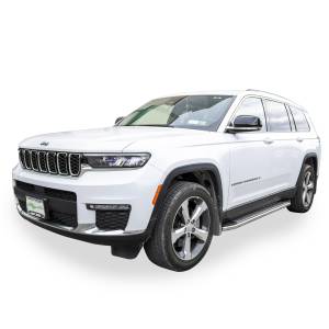 Vanguard Polished Chrome F2 Style Running Boards compatible with 21-22 Jeep Grand Cherokee L / 22-23 Jeep Grand Cherokee
