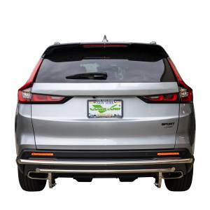 Vanguard Off-Road - VANGUARD VGRBG-1018-1340SS Stainless Steel Double Layer Rear Bumper Guard | Compatible with 17-22 Honda CR-V