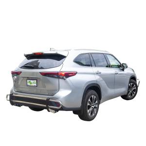 Vanguard Off-Road - Vanguard Stainless Double Tube Rear Bumper Guard Compatible With 20-24 Highlander