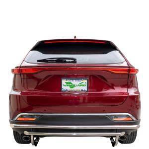 VANGUARD VGRBG-1999VSS Stainless Steel Double Layer Rear Bumper Guard | Compatible with 21-24 Toyota Venza