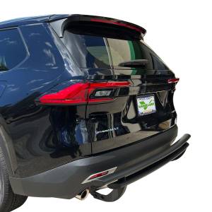 Vanguard Black Double Layer Rear Bumper Guard Compatible With 24-25 Grand Highlander