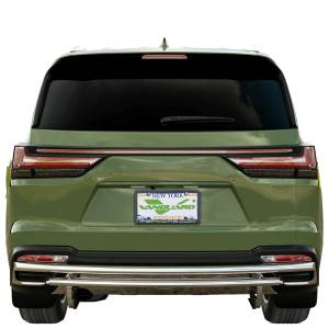 Rear Guards - Rear Bumper Guards - Vanguard Off-Road - Vanguard Stainless Double Layer Rear Bumper Guard Compatible With 22-24 LX600