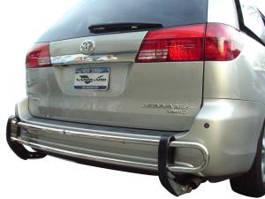 Vanguard Off-Road - VANGUARD VGRBG-0528SS Stainless Steel Double Tube Rear Bumper Guard | Compatible with 04-20 Toyota Sienna - Image 5