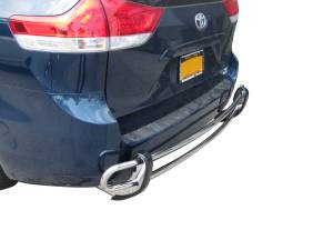 Vanguard Off-Road - VANGUARD VGRBG-0528-2263SS Stainless Steel Double Tube Rear Bumper Guard | Compatible with 21-24 Toyota Sienna - Image 4