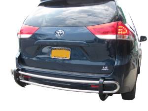 Vanguard Off-Road - VANGUARD VGRBG-0528-2263SS Stainless Steel Double Tube Rear Bumper Guard | Compatible with 21-24 Toyota Sienna - Image 6