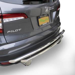 Vanguard Off-Road - VANGUARD VGRBG-0752-1191SS Stainless Steel Double Layer Rear Bumper Guard | Compatible with 16-19 Honda Pilot - Image 5