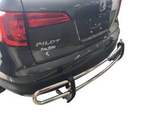 Vanguard Off-Road - Vanguard Stainless Double Tube Rear Bumper Guard Fits 16-22 Pilot - Image 5