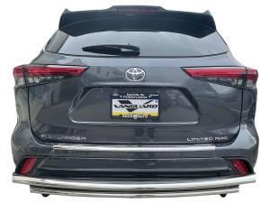 Vanguard Off-Road - Vanguard Off-Road Stainless Steel Double Layer Rear Bumper Guard VGRBG-1236-1237SS - Image 13