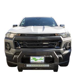 Vanguard Off-Road Black Powdercoat Vantage Bull Bar VGUBG-2143-2148BK-LED