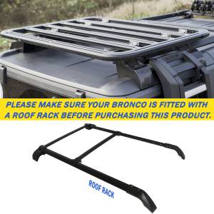 Vanguard Off-Road - Vanguard Off-Road Black Powdercoat Craftsmen Roof Rack Platform VGPFM-2471BK - Image 4