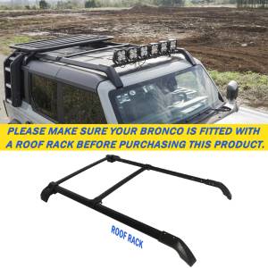 Vanguard Off-Road - Vanguard Off-Road Black Powdercoat Craftsmen Roof Rack VGLB-2472BK - Image 4