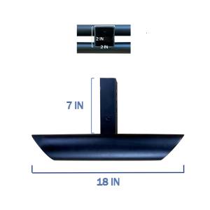 Vanguard Off-Road - Vanguard Off-Road Black Classic Double Layer Hitch Step VGPDB-1189BK - Image 5