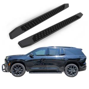 Vanguard Off-Road Black F2 Style Running Boards VGSSB-BBCD-BEFGBK