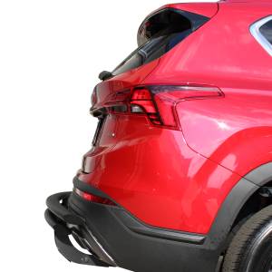 Vanguard Off-Road - Vanguard Off-Road Black Powdercoat Double Layer Rear Bumper Guard VGRBG-1754-1970BK - Image 4