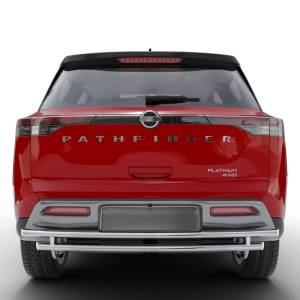 Vanguard Off-Road Stainless Steel Double Layer Rear Bumper Guard VGRBG-2165-1996SS