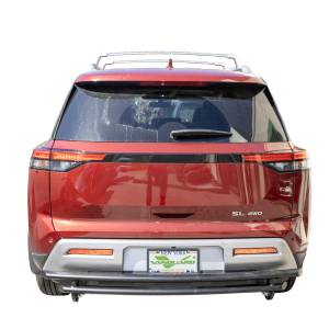 Vanguard Off-Road Black Powdercoat Double Layer Rear Bumper Guard VGRBG-2514-1996BK