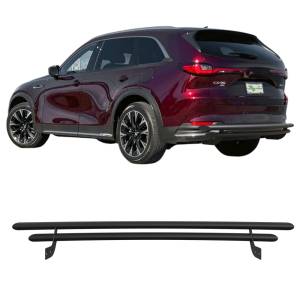 Vanguard Off-Road Black Powdercoat Double Layer Rear Bumper Guard VGRBG-AGFO-BEECBK