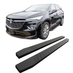 Vanguard Off-Road Black F2 Style Running Boards VGSSB-BCHF-BEFGBK