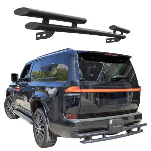 Vanguard Off-Road Black Powdercoat Double Layer Rear Bumper Guard VGRBG-BECGBK