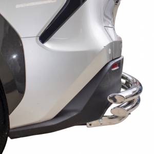 Vanguard Off-Road - Vanguard Off-Road Stainless Steel Double Layer Rear Bumper Guard VGRBG-OHCO-BEGDSS - Image 4