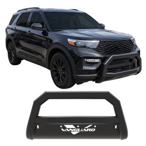 Vanguard Off-Road Black Powdercoat Optimus Wide Bull Bar VGUBG-AHIO-BDDEBK