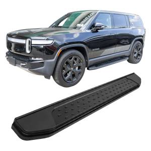 Vanguard Off-Road Black Powdercoat F2 Style Running Boards VGSSB-BDDI-BEHGBK
