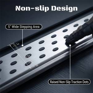 Vanguard Off-Road - Vanguard Off-Road Polished Chrome F2 Style Running Boards VGSSB-BBCE-BEHGAL - Image 5